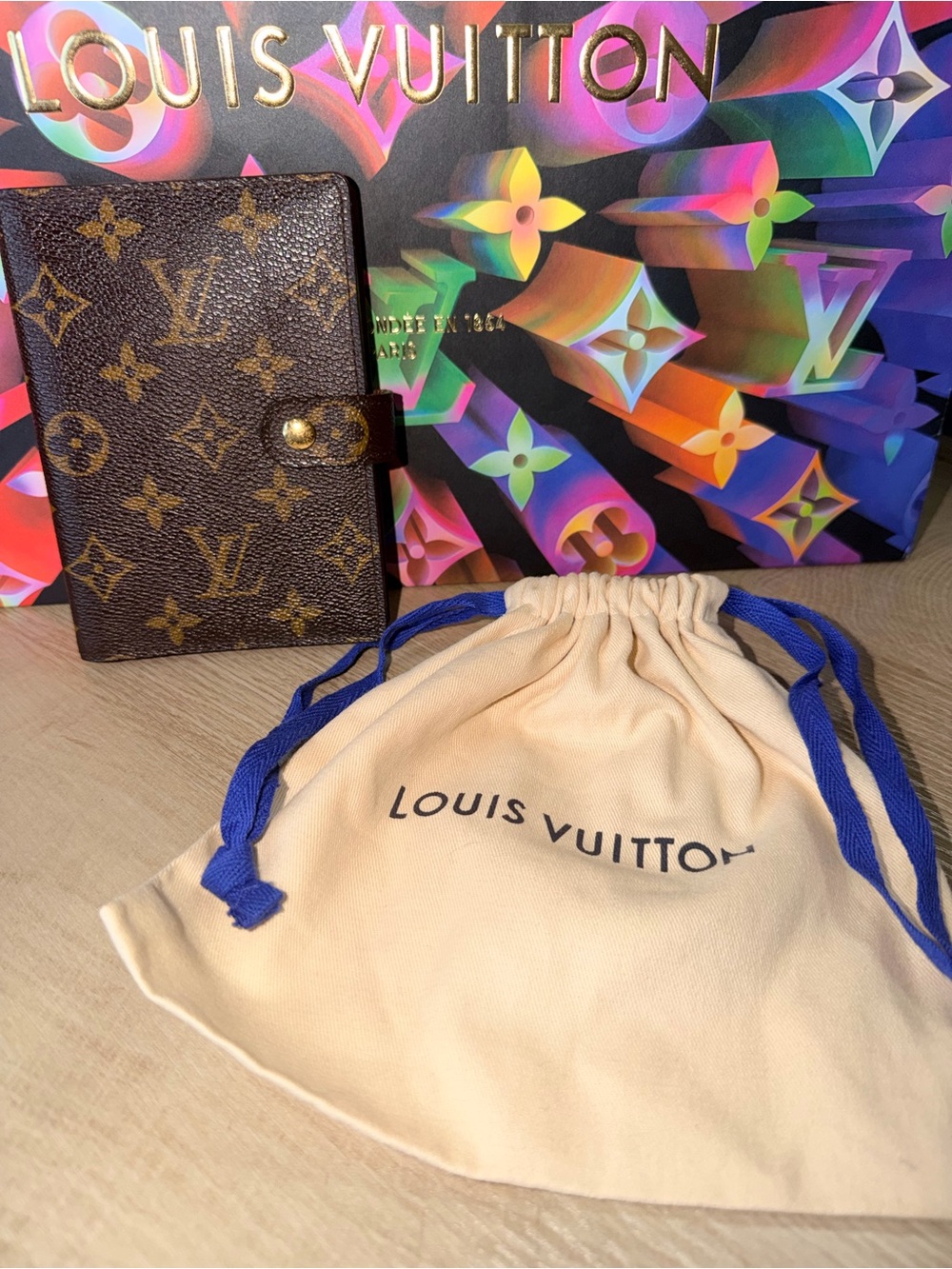 Authentic Louis Vuitton Monogram Canvas Agenda